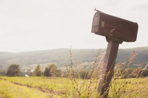 Old Rusty Mailbox