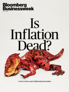 Bloomberg Businessweek "Is Inflation Dead?" Cover